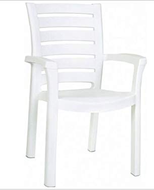 Marina Stacking Dining Arm Chair [Set of 4]