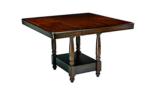 Ashley Furniture Signature Design - Leahlyn Dining Room Table - Counter Height - Square - Medium Brown