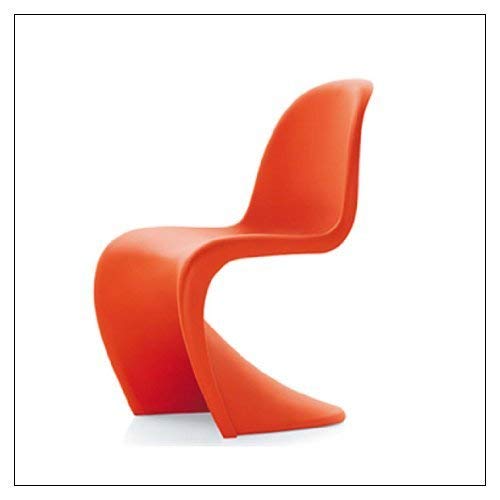 Panton Chair by Vitra, color = Classic Red