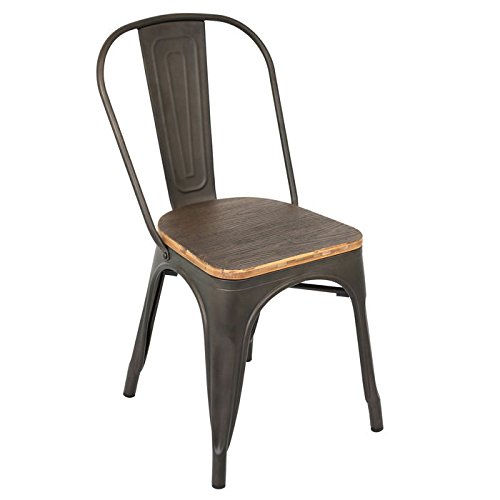 Oregon Stackable Dining Chair in Antique Espresso