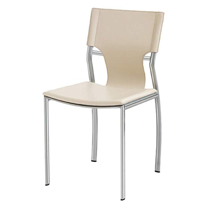 Nuevo 32 in. Tall Dining Chair in White