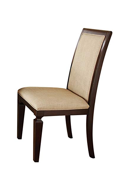 ACME 70487 Agatha Side Chair, Espresso Finish, Set of 2