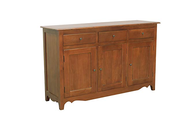 NES Furniture NES Fine Handcrafted Furniture Solid Mahogany Wood Sandra Credenza Buffet - 57