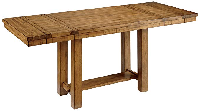 Ashley Furniture Signature Design - Krinden Dining Room Table - Counter Height - Rectangular - Light Brown