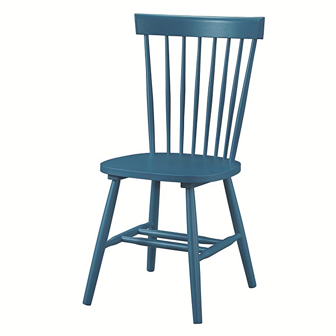 (Set of 2) Emmett Dining Side Chairs in Teal Finish