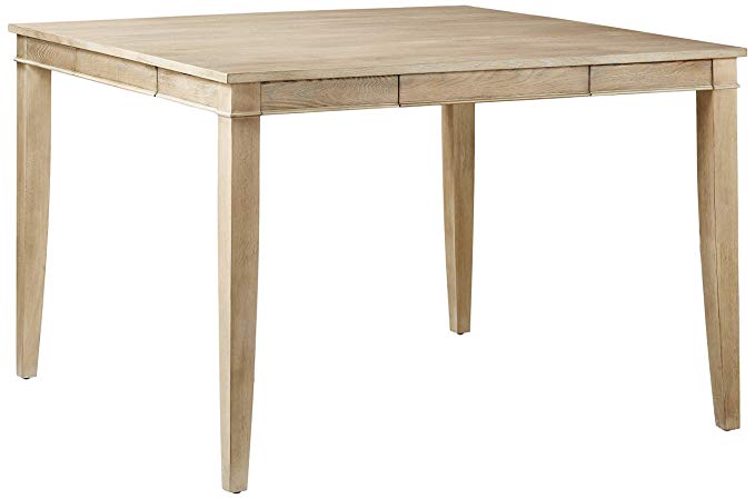 Furniture At Home Food & Wine Harvest Collection Counter Height Table, Natural Wash