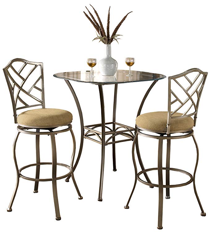 Hillsdale 4815PTBSHR3 3-Piece Hanover Height Bistro Set, 36