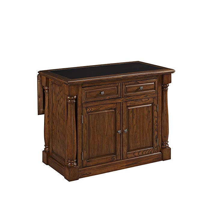 Home Styles 5006-945 Monarch Kitchen Island with Granite Top, Oak Finish