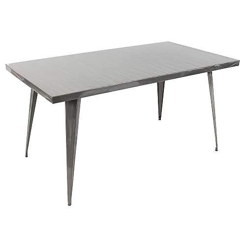 WOYBR DT-TW-AU6032 SV Metal Material Austin Dining Table