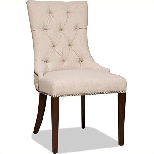 Hooker Furniture Brookhaven Upholstered Dining Side Chair in Cherry