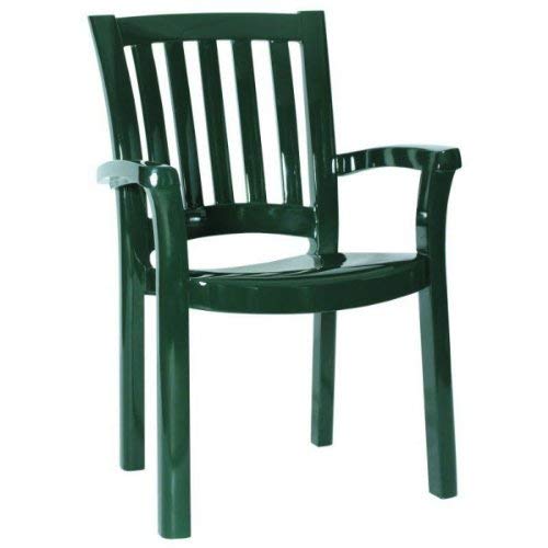 Compamia The Sunshine Resin Dining Armchair (Set of 4), Green