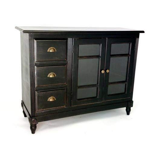 Wayborn Home Furnishing Country Sideboard, Black