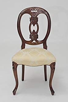 Laurel Crown French Medallion-Back Biola Chair