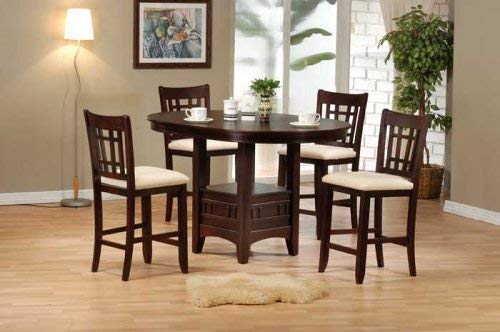 5 Piece Lugano Bar Height Dinette Set