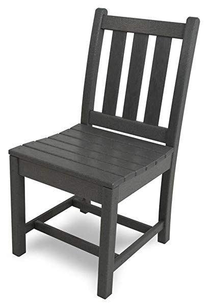 Traditional Garden Dining Side Chair [Set of 2] Finish: Slate Grey