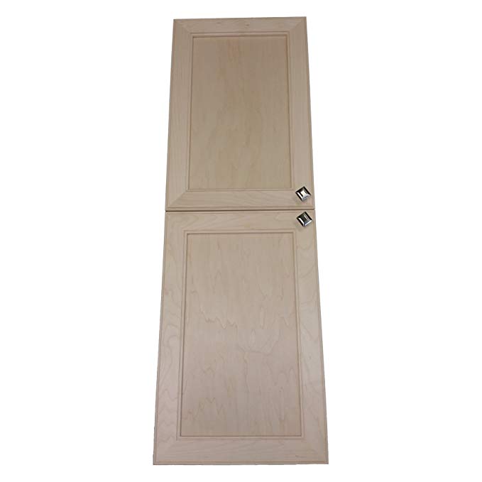 Wood Cabinets Direct MAX-SQ-268-2DRP Direct Maxwell Recessed in the Wall Frameless Pantry Medicine Cabinet, 68