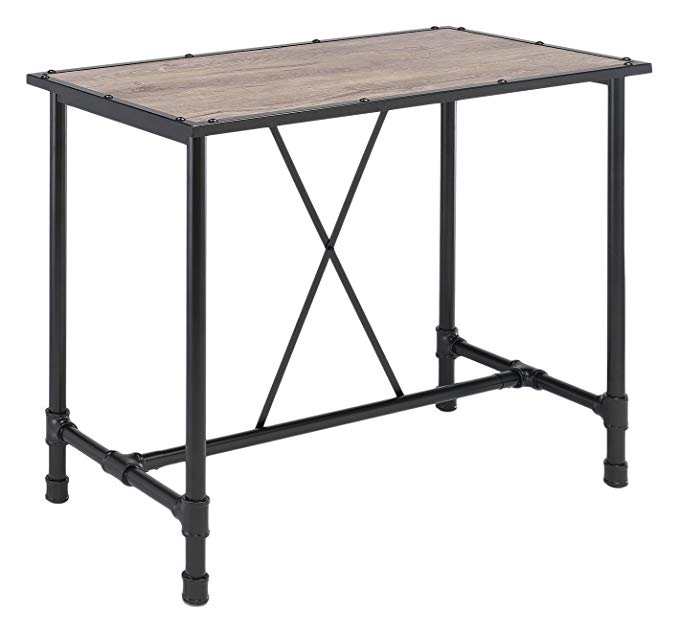 Major-Q 7072030 Industrial Style Dining Bar Table