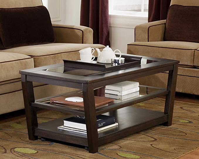 Caron Rectangular Cocktail Table By Ashley Furniture