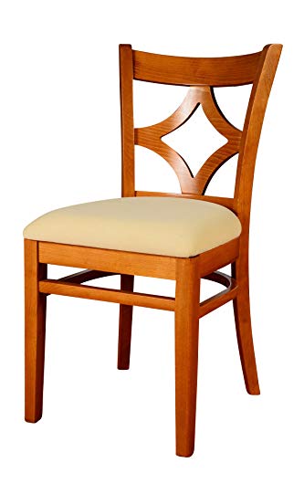 Beechwood Mountain BSD-23S-C Solid Beech Wood Side Chairs in Cherry for Kitchen and dining, set of 2