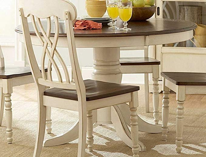 48 Ohana Round Table - White By Homelegance Furniture