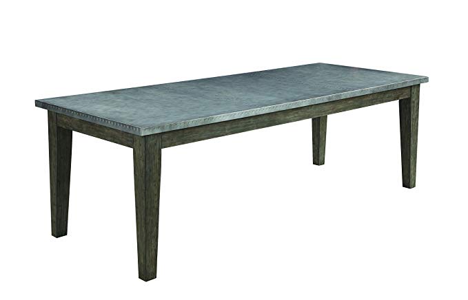 Davenport Metal Top Dining Table Cherry