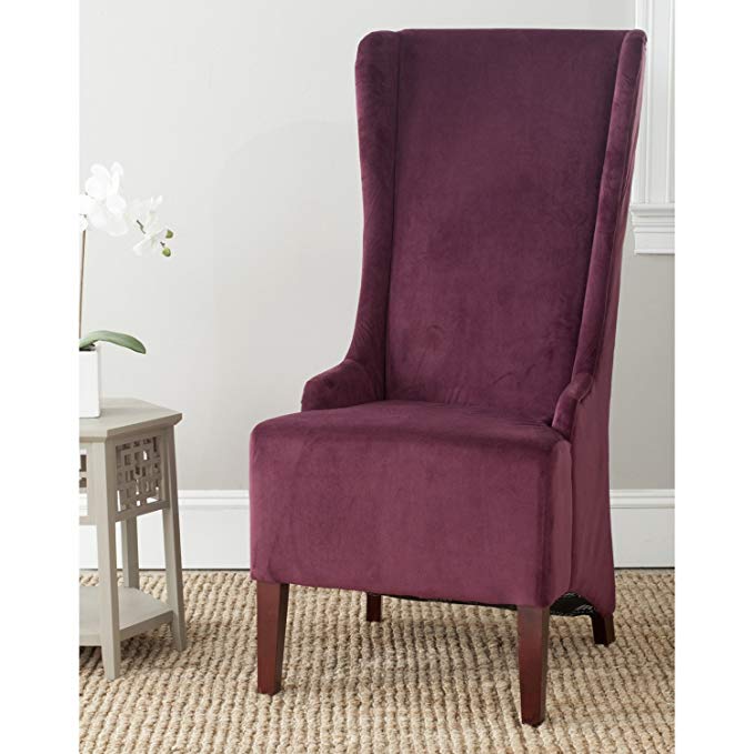 Safavieh Mercer Collection Becall Dining Chair, Bordeaux