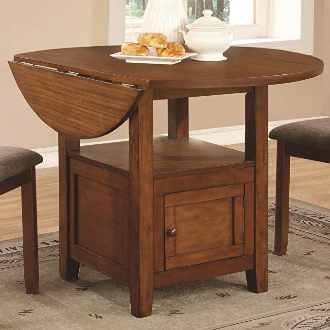 Coaster 105401 Home Furnishings Dining Table, Warm Brown