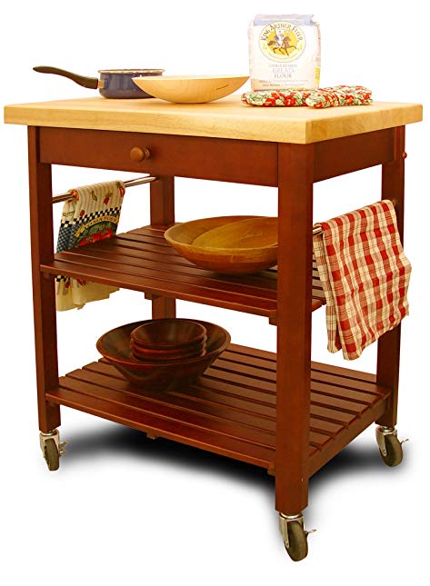 Catskill Craftsmen Kitchen Roll-About Cart