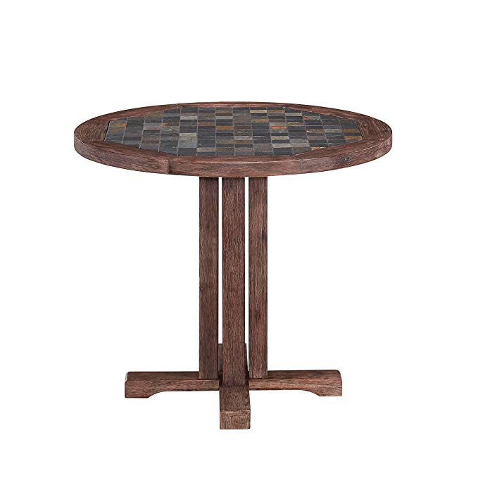 Home Styles 5601-32 Morocco Indoor and Outdoor Round Dining Table