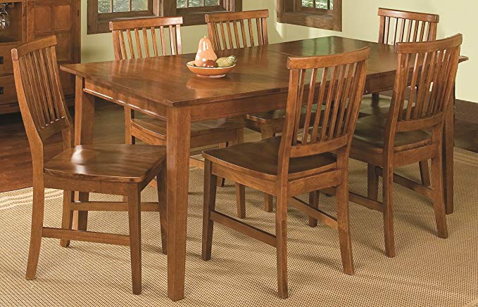 Home Styles 5180-319 Arts and Crafts 7-Piece Rectangular Dining Set, Cottage Oak Finish