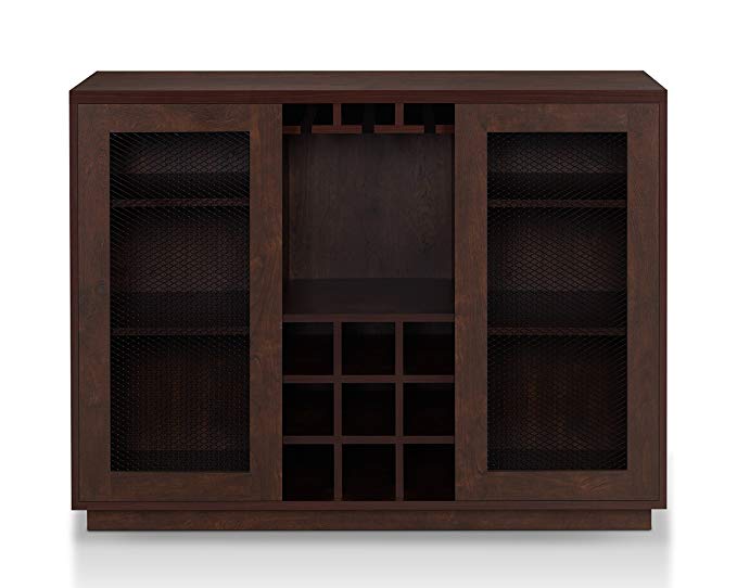 HOMES: Inside + Out HFW-1772C6 Eris Buffet Rustic, Vintage Walnut