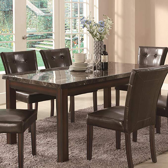 Coaster Home Furnishings 103770 Casual Dining Table, Cappuccino