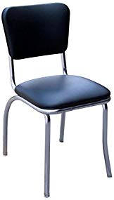 Budget Bar Stools 4110BLK Diner Chair with 1