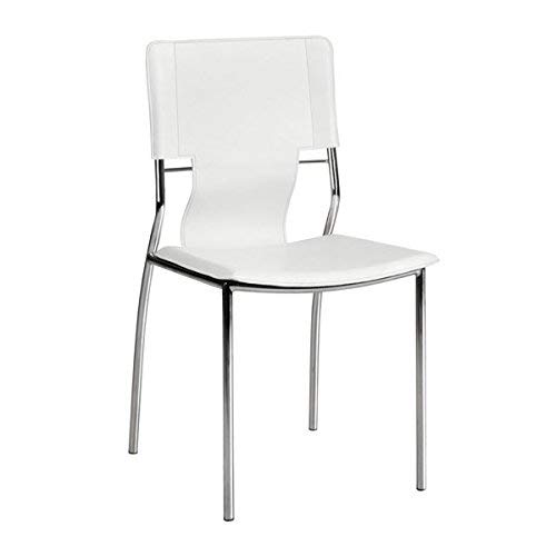 Zuo Trafico Dining Chair (Set of 4), White