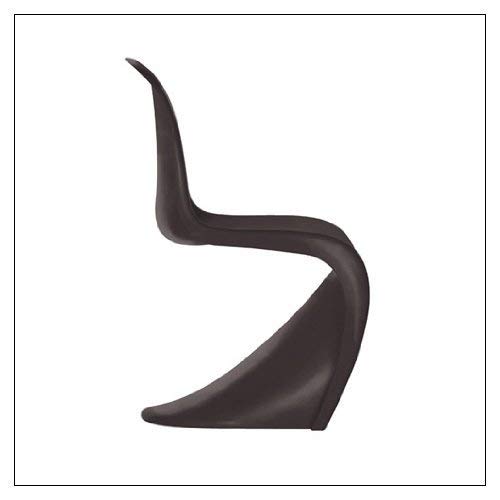 Panton Chair by Vitra, color = Basic Dark