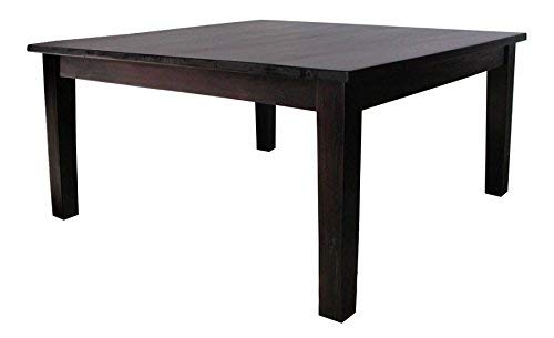 Casual Elements Lodge Square Dining Table, 5', Light Rustic Dark Brown