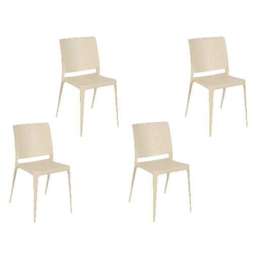 Tensai June Chair in Beige - Set of 4