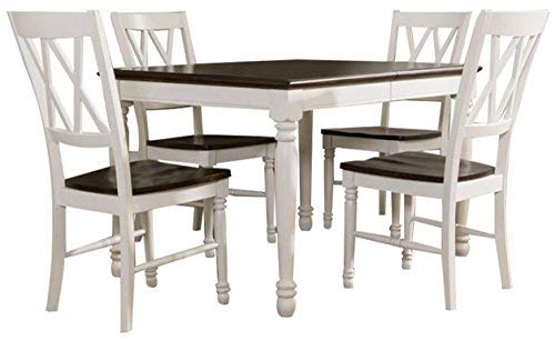 Crosley Furniture KF20003-WH Shelby 5-Piece Dining Set - White