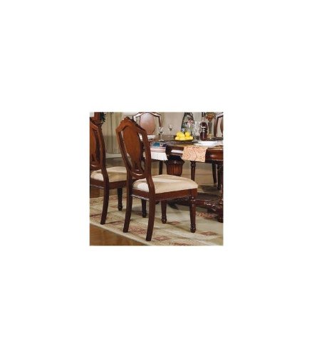 ACME 11833A Set of 2 Classique Side Chair, Cherry Finish