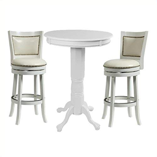 Boraam Florence 3 Piece Pub Set in White