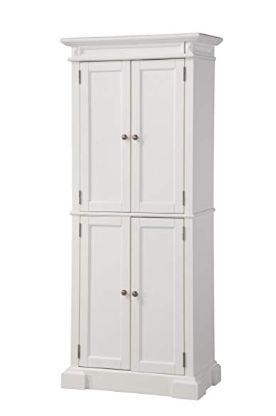 Home Styles 5004-692 Americana Pantry Storage Cabinet, White Finish