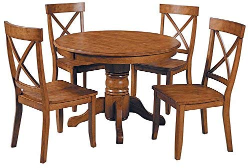 Home Styles 5179-318 5-Piece Dining Set, Cottage Oak Finish