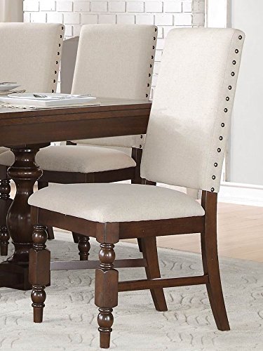 County Cottage Dark Brown Dining Furniture (2 Chairs)