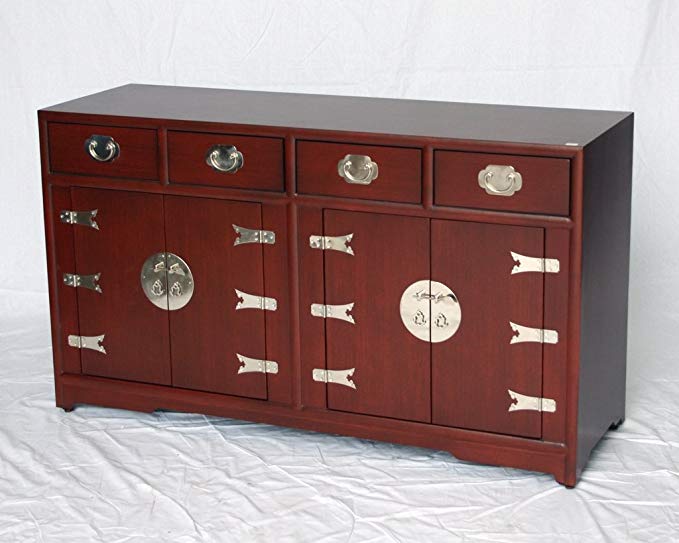 Burgundy Wooden Buffet Model 5016-F