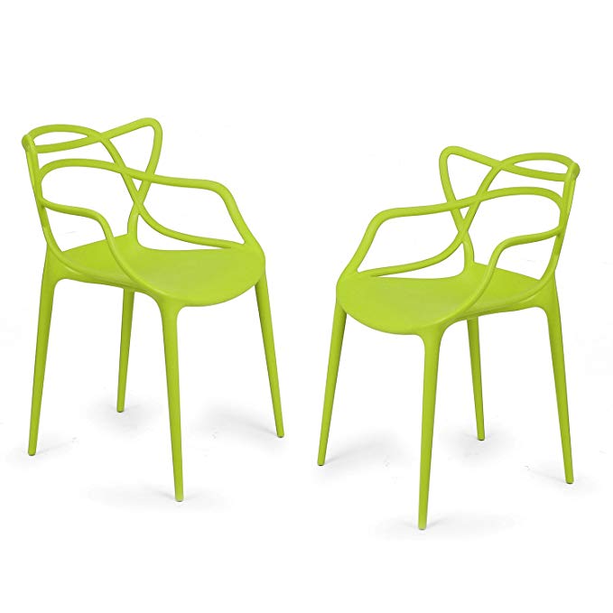 Joveco Modern Abstract Designed Dining Room Chairs (Set of two)