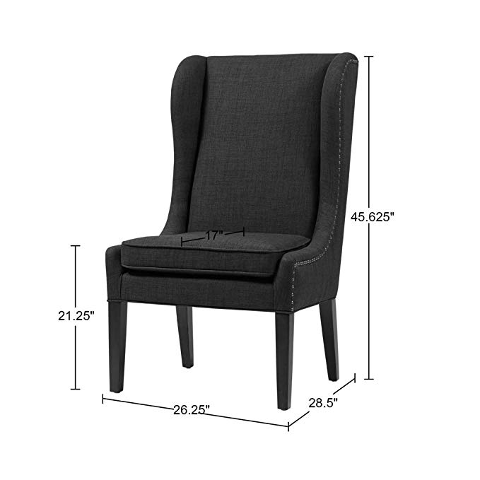 Madison Park FPF20-0281 Garbo Captains Dining Chair