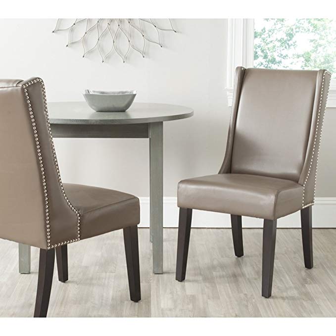 Safavieh Mercer Collection Sher Side Chair, Clay, Set of 2