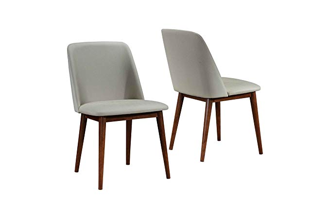 Barett Dining Chairs Grey and Chesnut (Set of 2)