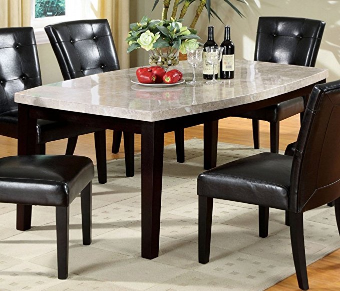 Furniture of America CM3866T Marion I Oval-Edge Dining Table