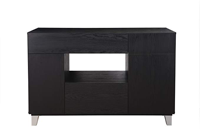 ioHOMES Jersey Modern Dining Buffet, Black Finish